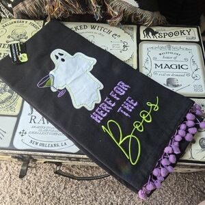 Halloween drink towel hand towel ghost here for the boos